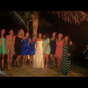 Royal Blue One Strap Dress